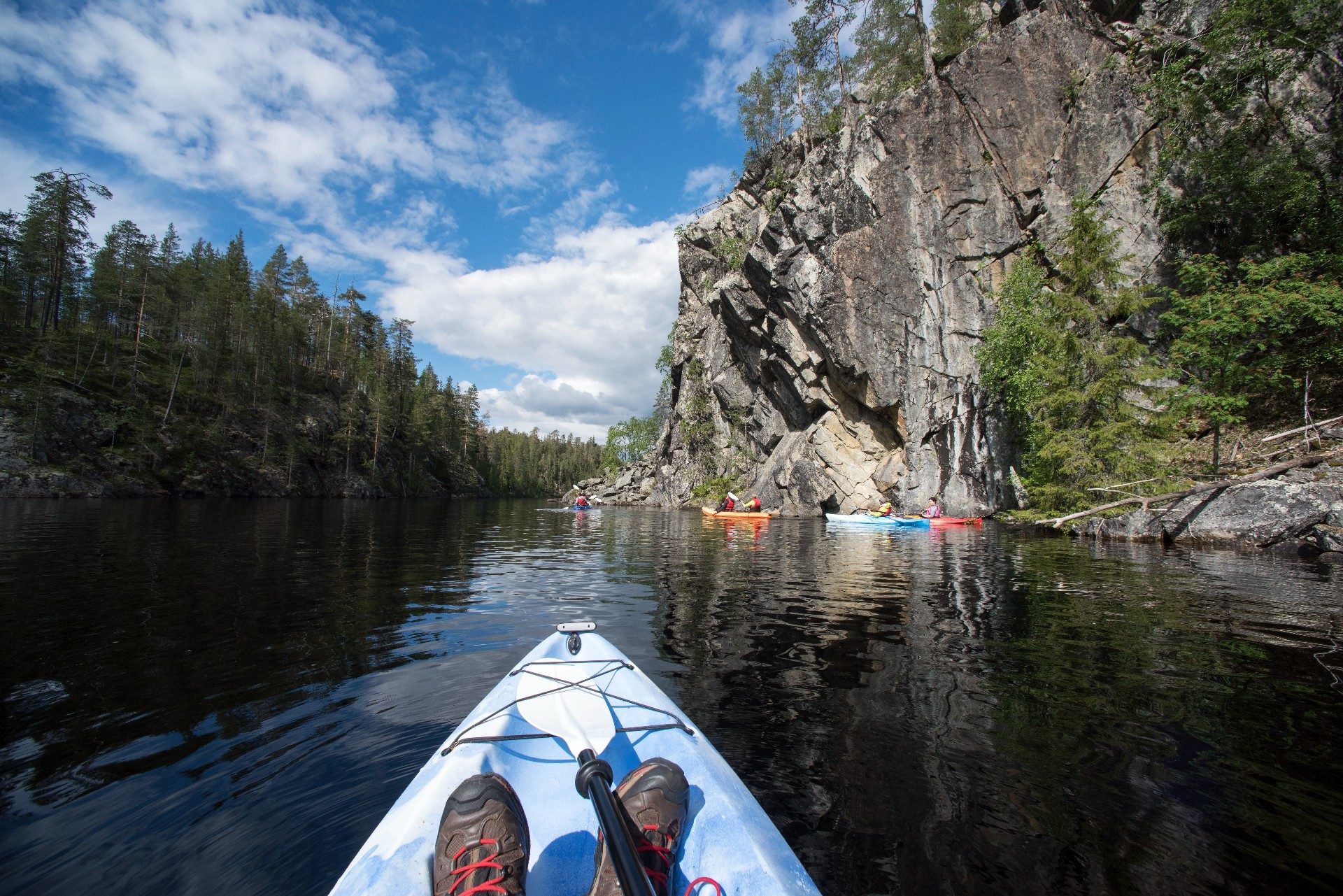 Melontaa Hossan kansallispuistossa